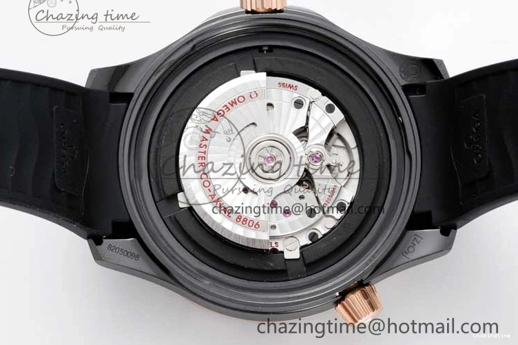 0521 Stretchable Seamaster Diver 300M ORF 1:1 Best Edition Black Ceramic Black Dial on Black Rubber Strap A 7794